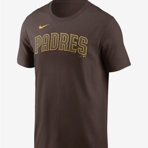 Nike Padres Fuse Wordmark Tee (Large) - Machado